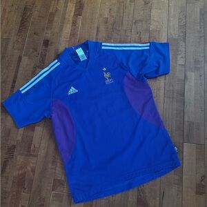 2002 Adidas France Zidane Home Jersey